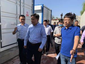 河北省生态环境厅厅长高建民组织参观考察九州（中国）污水分散源治理项目运行情况